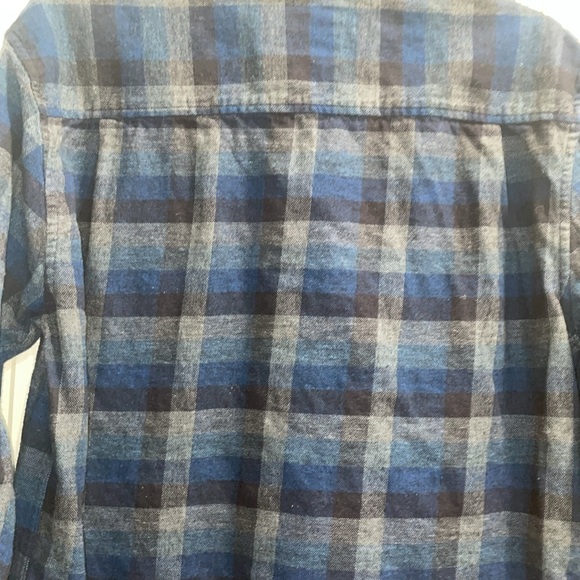 Preowned Original Weather Proof Vintage Flannel Size Medium Dark Blue Color. - Picture 10 of 11